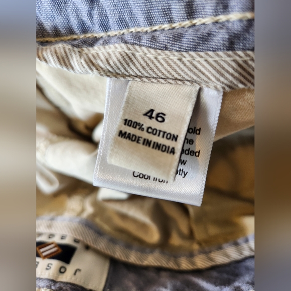 Joseph Abboud 46 Khaki Cargo Shorts 100% Cotton Light Weight - Picture 6 of 7
